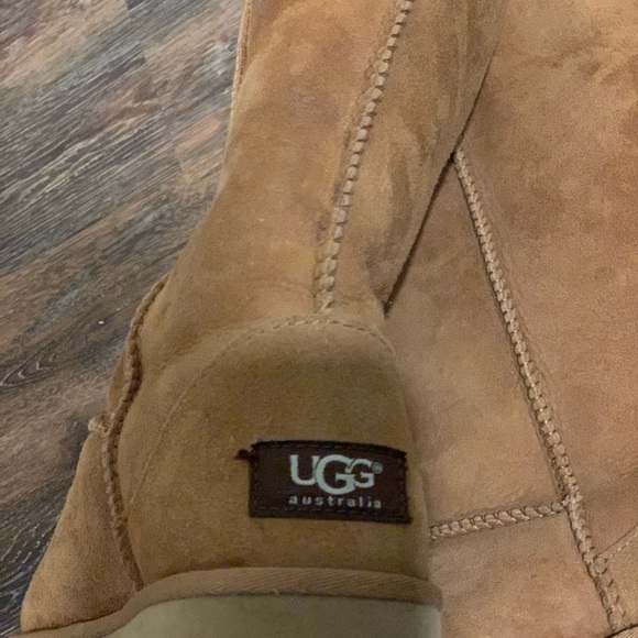 UGG Tan Suede Boots - Picture 4 of 5
